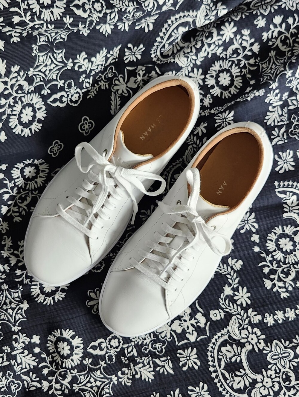Cole Haan White Crosscourt Sneakers - Picture 3 of 9